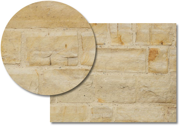 Wealden Sussex Sandstone Coursed Hand Split Walling (CHS)